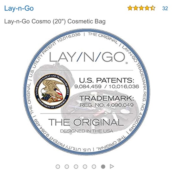 NWT Lay/N/Go Cosmo Cosmetic Bag - Picture 6 of 6